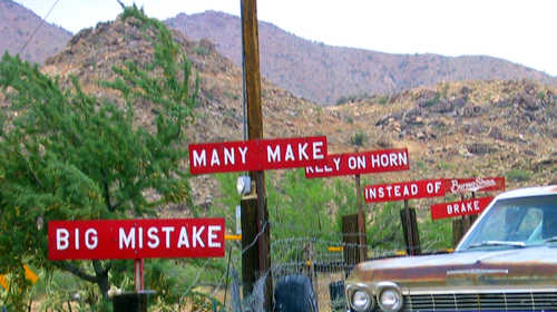 Burma Shave Signs