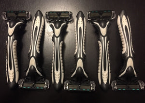Six Pack of 6 blade razors