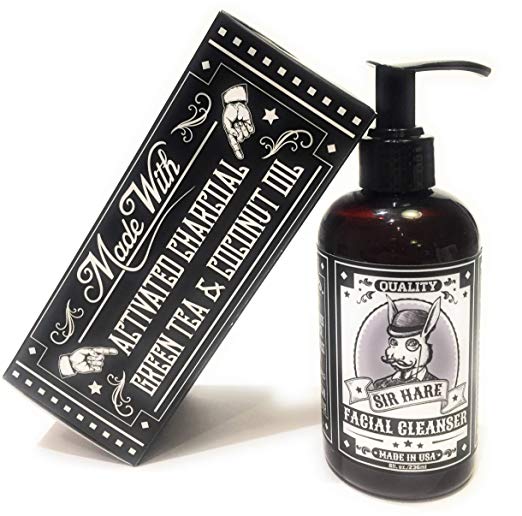 Charcoal Face Wash For Men  - Men's Face Wash with Green Tea