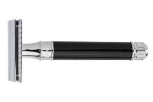Edwin Jagger - de86bl - Black Double Edge Safety Razor
