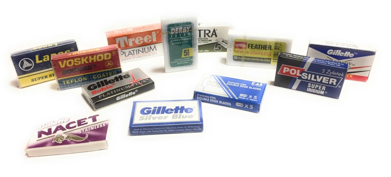 Double edge razor blades sampler pack