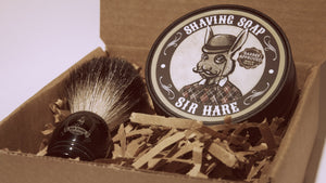 Shaving brush kit with Brush and Soap