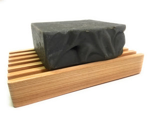 wood soap holder